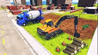 Jonhgame : City Construction Truck Game 4k - Drop Stone On Destination​Android Gameplay
