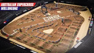 2024 MX Bikes Virtual Lap: Australian SX Round 3 - Wollongong