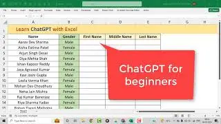 ChatGPT in Excel