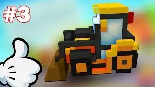 BLOCKY HIGHWAY #3. ИГРА КТО ДАЛЬШЕ ПРОЕДЕТ. Строительная техника.Мультфильм про машинки.