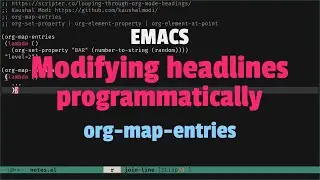 How to modify headlines programmatically