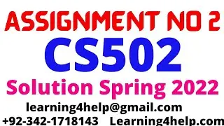 CS502 assignment 2 2022 cs502 assignment no 2 2022 cs502 assignment 2 solution spring 2022