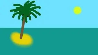 Пошарове малювання пейзажу у IbisPaint X