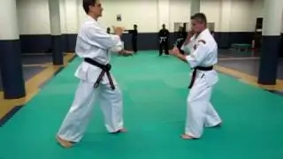 KENPO JYUTSU technique osae otoshi nage (uchi)