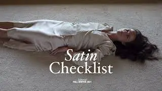 Satin Checklist | Massimo Dutti Women's Collection
