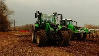Frezowanie i bronowanie nieużytków Fendt 936 516