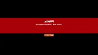 Overwatch 2 - Login error - Failed to connect to game server....