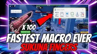 *FASTEST MACRO* Sukuna Fingers Farm | Anime Vanguards