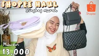 SHOPEE HAUL SHOULDER BAG & SLINGBAG MURAH KEKINIAN UNDER 60K - Cancan Esen