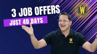Unbelievable Success Story: 3 Job Offers in Just 40 Days!🚀💼
