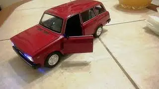 обзор машины LADA ваз 2104 масштаб 1/24 от автопанорама