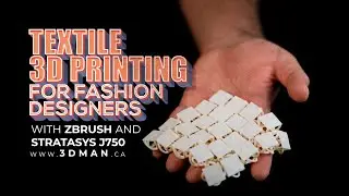 Textile 3D Printing for Fashion Designers in Toronto, Canada (Stratasys J750 - 3DMan Studio)