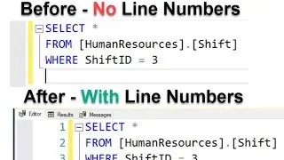 How To Show Line Number in SQL Server ?