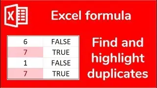 Excel: Find and highlight duplicates automatically with color and formula - Doctor Excel 