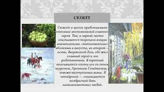 Краткое содержание Антоновские яблоки для читательского дневника