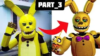How to Make Spring Bonnie Full Costume With Cardboard | PART_3