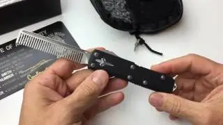Microtech Custom Marfione Tactical Beard Comb Real Mccoy Oil