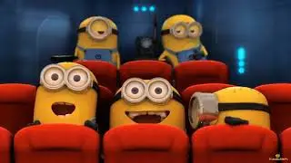 Os Minions no cinema trecho para retrospectiva  animada estudio100