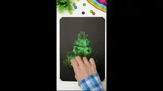 COOL ! Comment peindre un arbre de Noël de manière simple et facile 