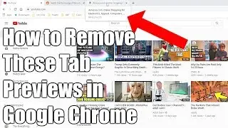 How to Disable Tab Hover Card Preview in Google Chrome