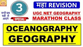 Oceanography Geography ugc net Master class
