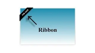 How to Create CSS Ribbon. Create Ribbon using HTML and CSS.HTML & CSS