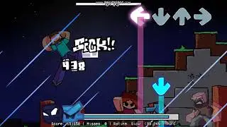 Familiar Face Song In Blocky Myths Vs Herobrine FNF Mod