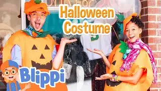 Blippi's Halloween Costume Party with Meekah! | Educational Videos for Toddlers