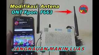 How I Repaired & Modified the Xpon F663 ONT Antenna
