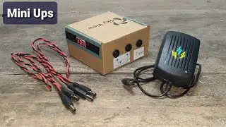 Homemade mini ups for wifi router and onu devices