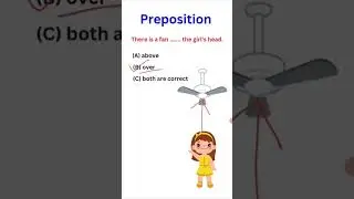 Difference between over and above / Use of over / Preposition over / Use of over in English grammar