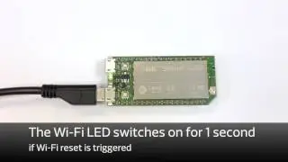 MediaTek LinkIt™ Smart 7688 tutorial. Switch to AP mode using the Wi-Fi button.