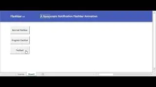 Flashbar Version 2 a Nanoscopic Progressbaror Indicator Bar for Excel
