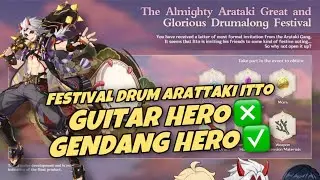 Festival Drum Arataki Itto - Genshin Impact Indonesia