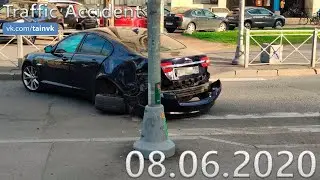 Подборка аварии ДТП на видеорегистратор за 08.06.2020 год