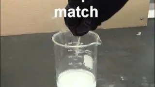 CO2 on storm proof matches - virtual laboratory