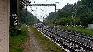Приветливый ВЛ80к-141 с чётным грузовым