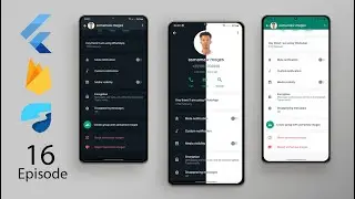 WhatsApp Clone Flutter 3.3 Tutorial | EPISODE 16 | Animated Profile Page