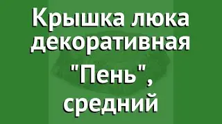 Крышка люка декоративная Пень, средний обзор U07698 бренд производитель