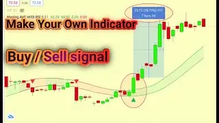 Build Custom Indicator 2 | Generate Buy Sell Signal in pine script | 