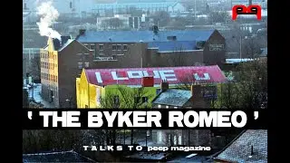 peep® THE BYKER ROMEO GRAFFITI ARTIST Returns. I LOVE U Newcastle upon Tyne with peep magazine