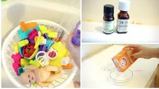 Как мыть и дезинфицировать игрушки| DIY Натуральные моющие средства | Удаление пятен