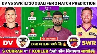 DV vs SWR Dream11, DV vs SWR Dream11 Prediction, Desert Vipers vs Sarjah Warriorz ILT20 Team Today