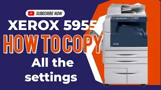 Xerox 5955 How to Copy All Settings hp 