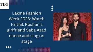 Watch Hrithik Roshan’s girlfriend Saba Azad dance and sing on stage