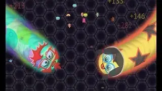 WORMATE - Безумный Червяк Мультфильм Игра клон SLITHER IO И WORMAX IO 48