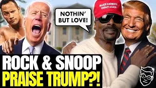 The Rock PRAISES Trump as Snoop Dogg FLIPS on Joe Biden: 'I LOVE Trump!' | Libs in PANIC Meltdown 🔥