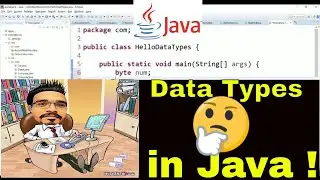 Java programming tutorial for beginners | Data types in JAVA !