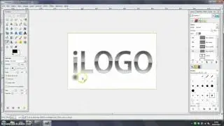 GIMP Tutorial - Glossy Logo with Shadow and Reflections