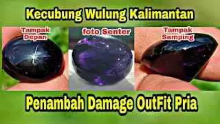 Kecubung Wulung Borneo Pengasihan Luster Buah Naga #amethyst #gemstone #crystals